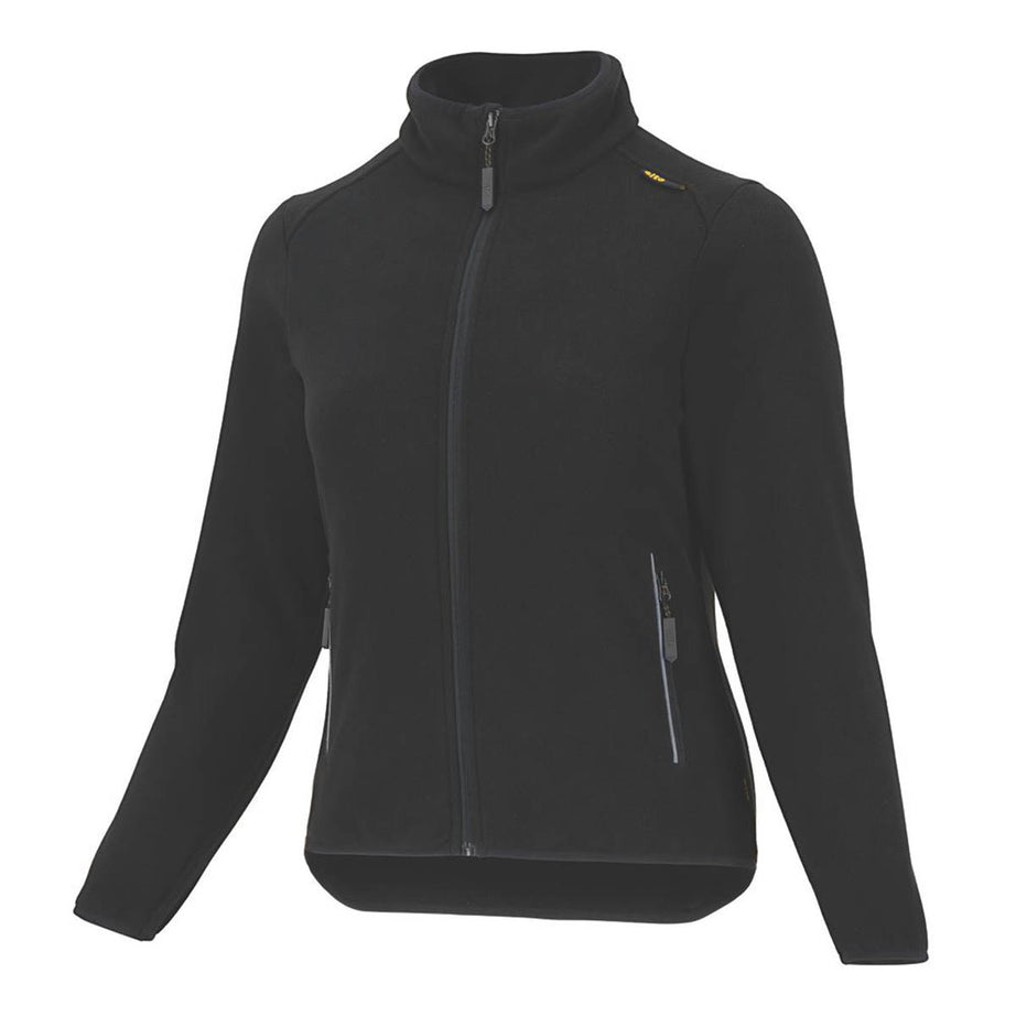 Site Work Fleece Jacket Womens Regular Fit Black Breathable Full Zip Size 18 - Image 1