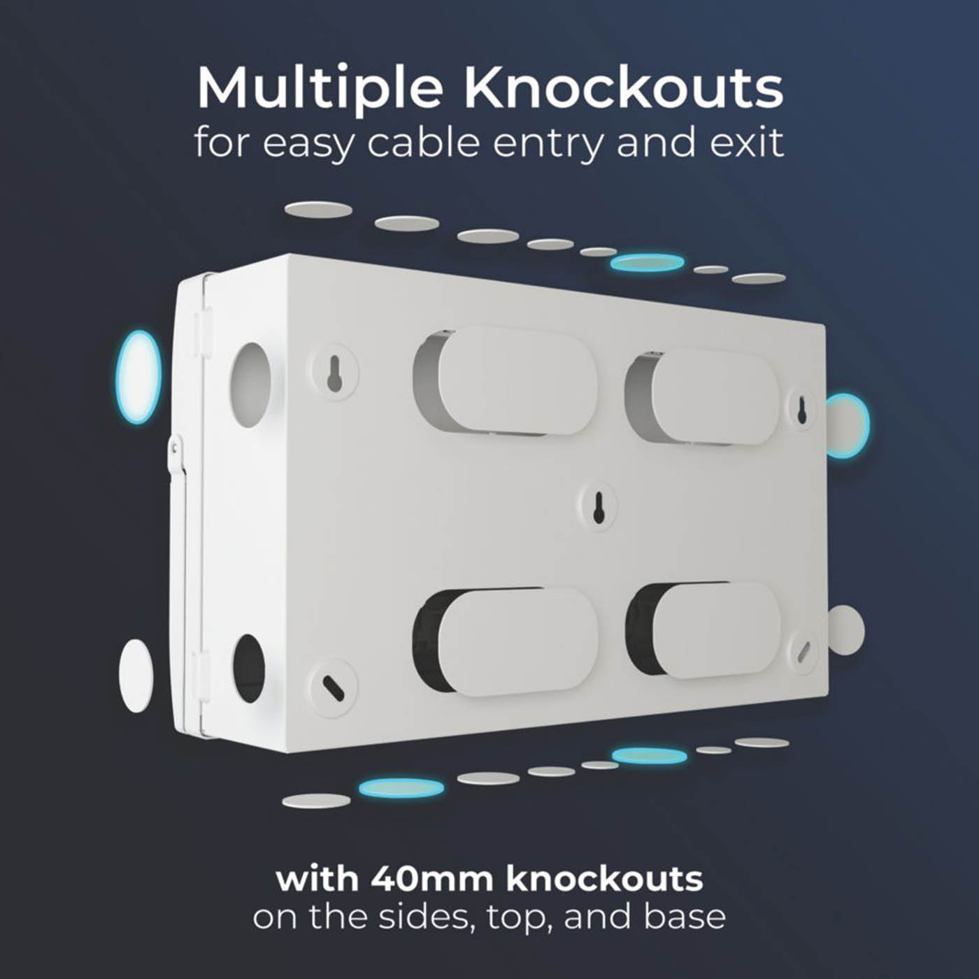 British General Consumer Unit With SPD 13- Module 13 Way Part Populated 100A - Image 5