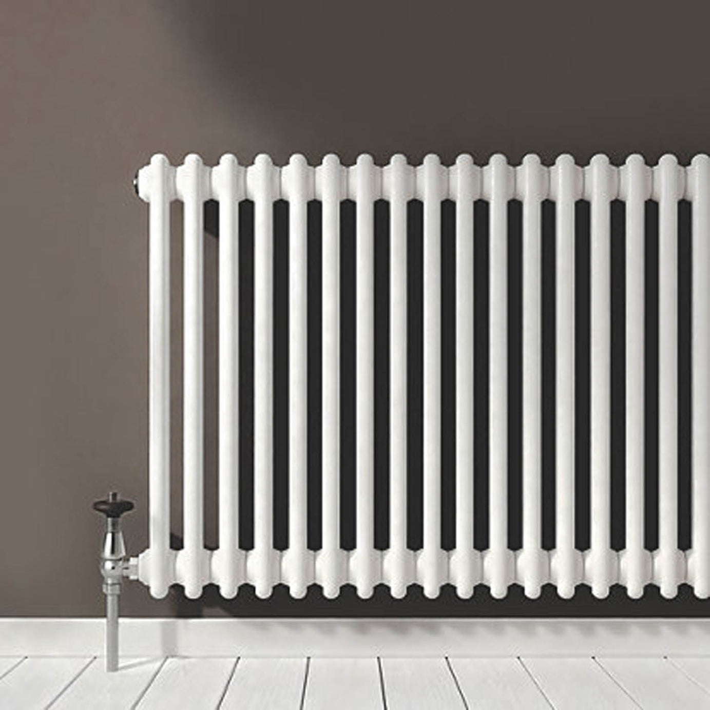 Flomasta 600mm x 785mm 2732BTU White Horizontal 2 Column Radiator - Image 6