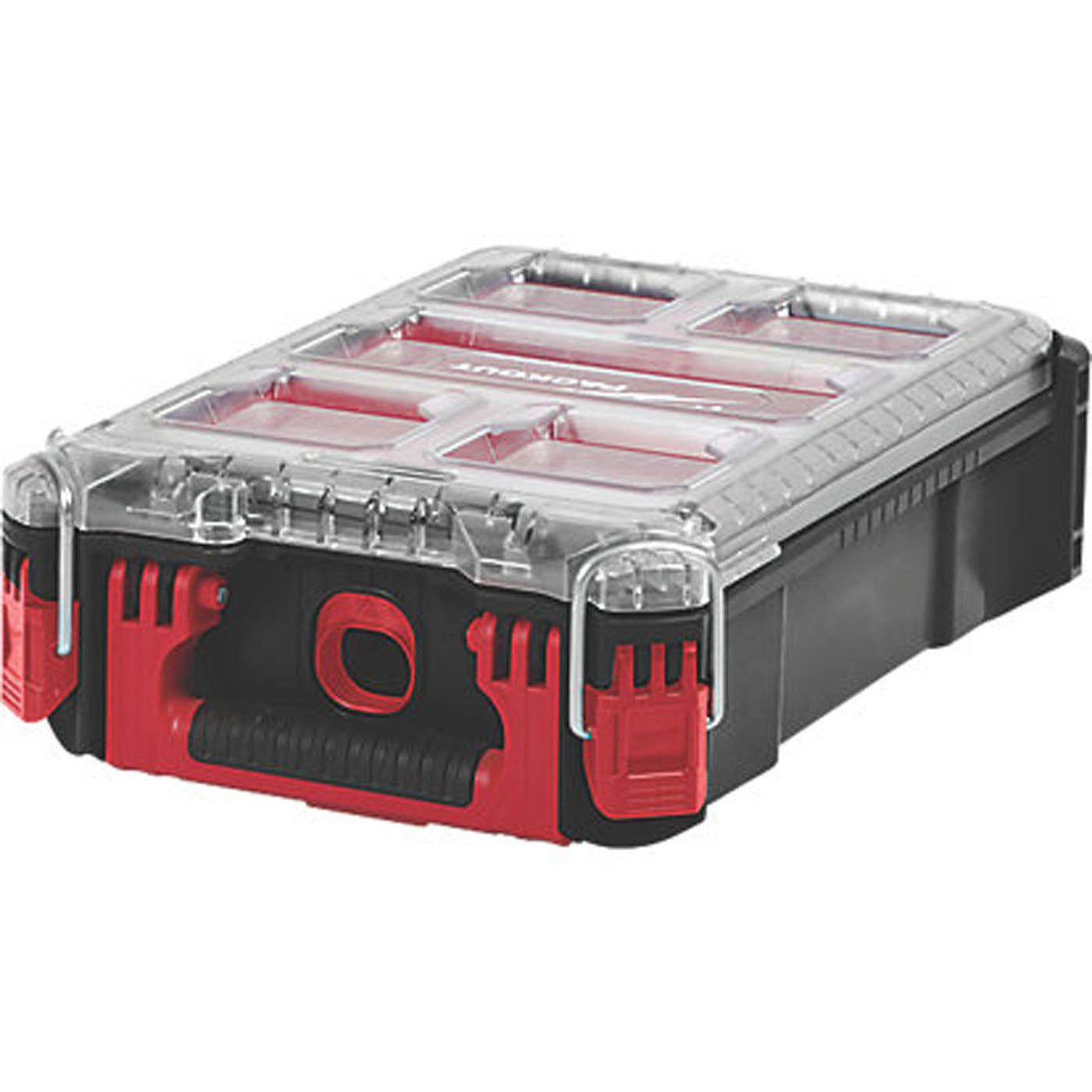 Milwaukee Packout Organizer Case 9¾ x 15" Compact Storage With Metal Clamps - Image 1