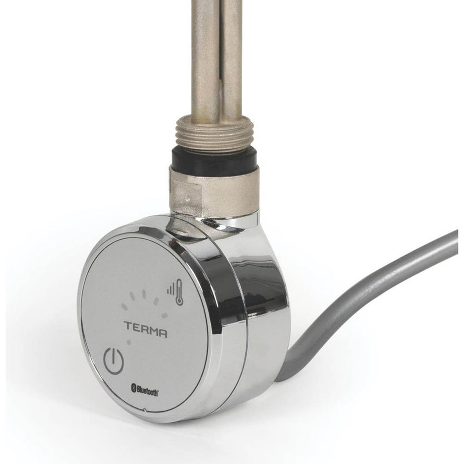 Terma Towel Rail Radiator Electric Smart Heating Element MOA Blue Chrome 600W - Image 1