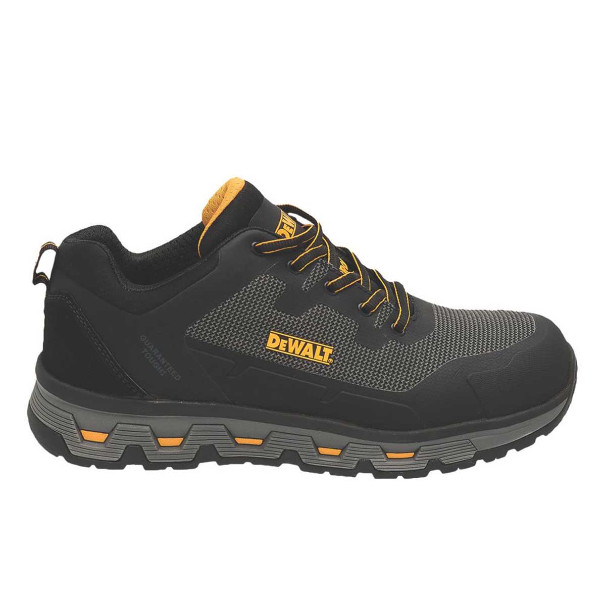 DeWalt Safety Trainers Mens Standard Fit Black Synthetic Aluminium Toe Size 10 - Image 2