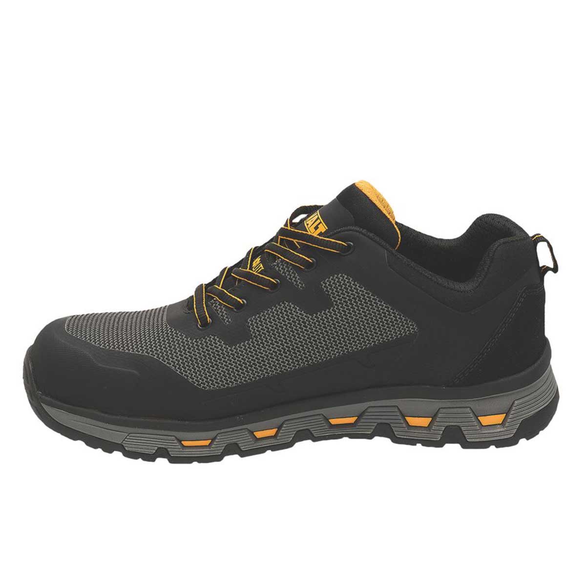 DeWalt Safety Trainers Mens Standard Fit Black Synthetic Aluminium Toe Size 10 - Image 4