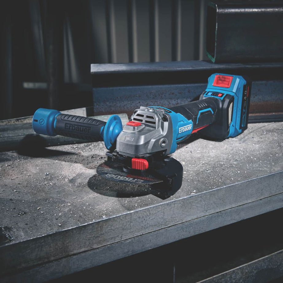 Erbauer Angle Grinder ERI1084GRD Cordless Compact 18V Li-Ion EXT 5" Body Only - Image 6