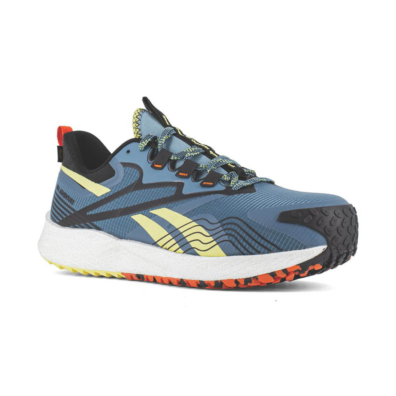Reebok Safety Trainers Unisex Wide Fit Blue Yellow Boots Composite Toe Size 12 - Image 1