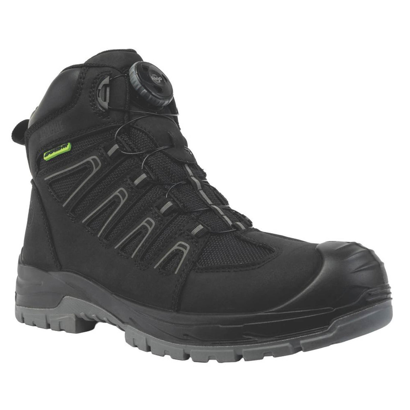 Apache Safety Boots Mens Wide Fit Black Waterproof Shoes Composite Toe Size 15 - Image 1