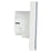 Smart Light Switch 2 Gang 1 Way Push-Button Switch White Timer Tempered Glass - Image 3