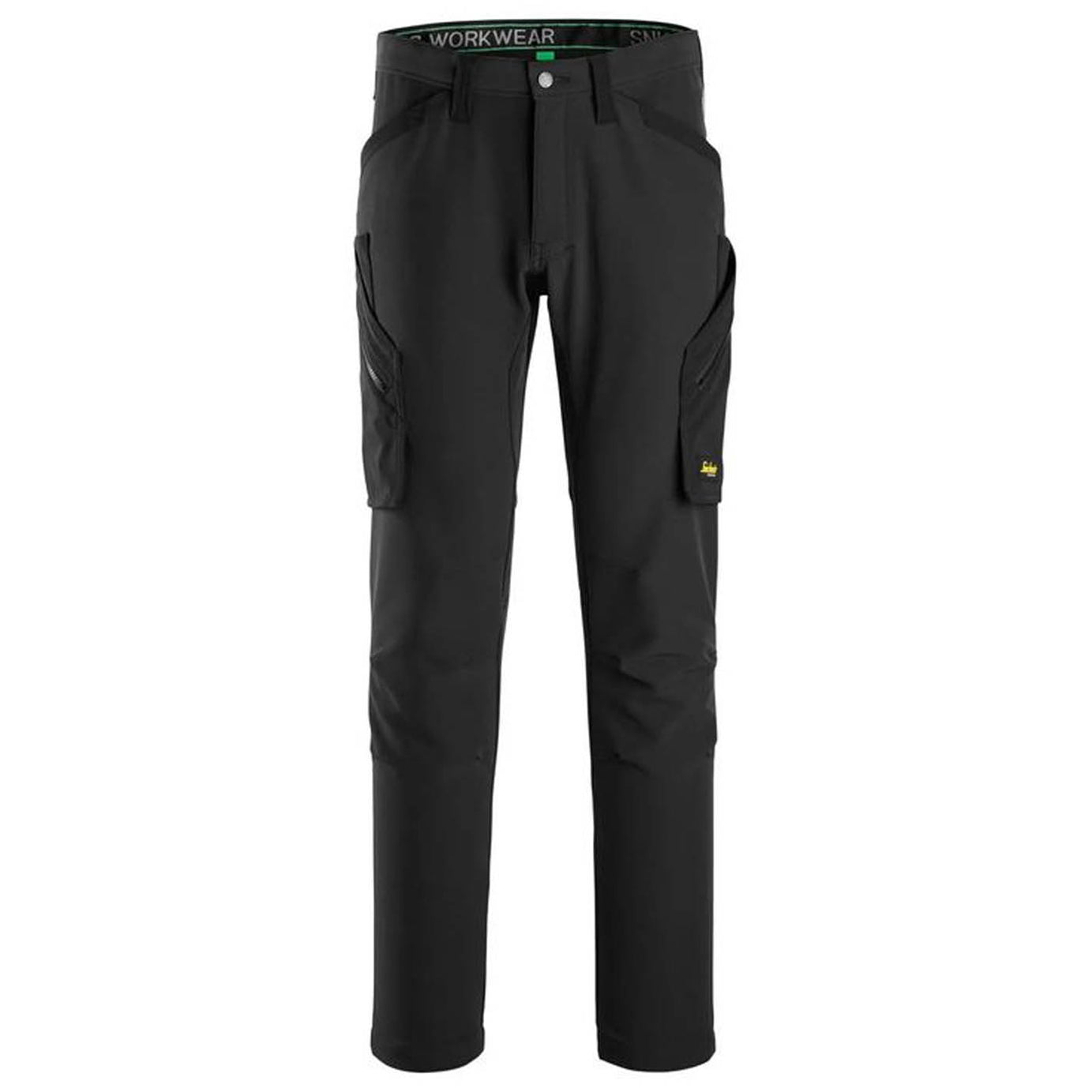 Snickers Work Trousers Mens Black Regular Fit Stretch Multi Pockets 38W 30L - Image 2