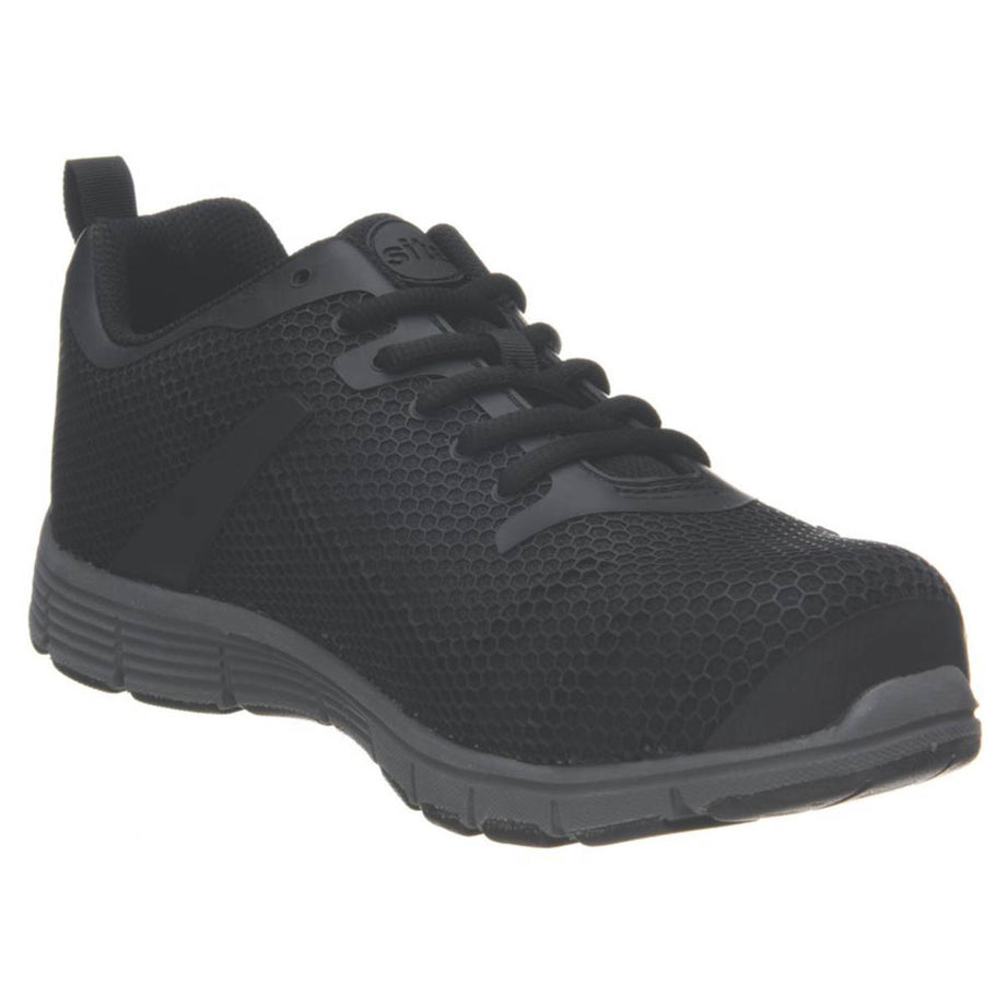 Site Mens Safety Trainers Donard Black Water-Resistant Steel Toe Wide Fit Size 5 - Image 1