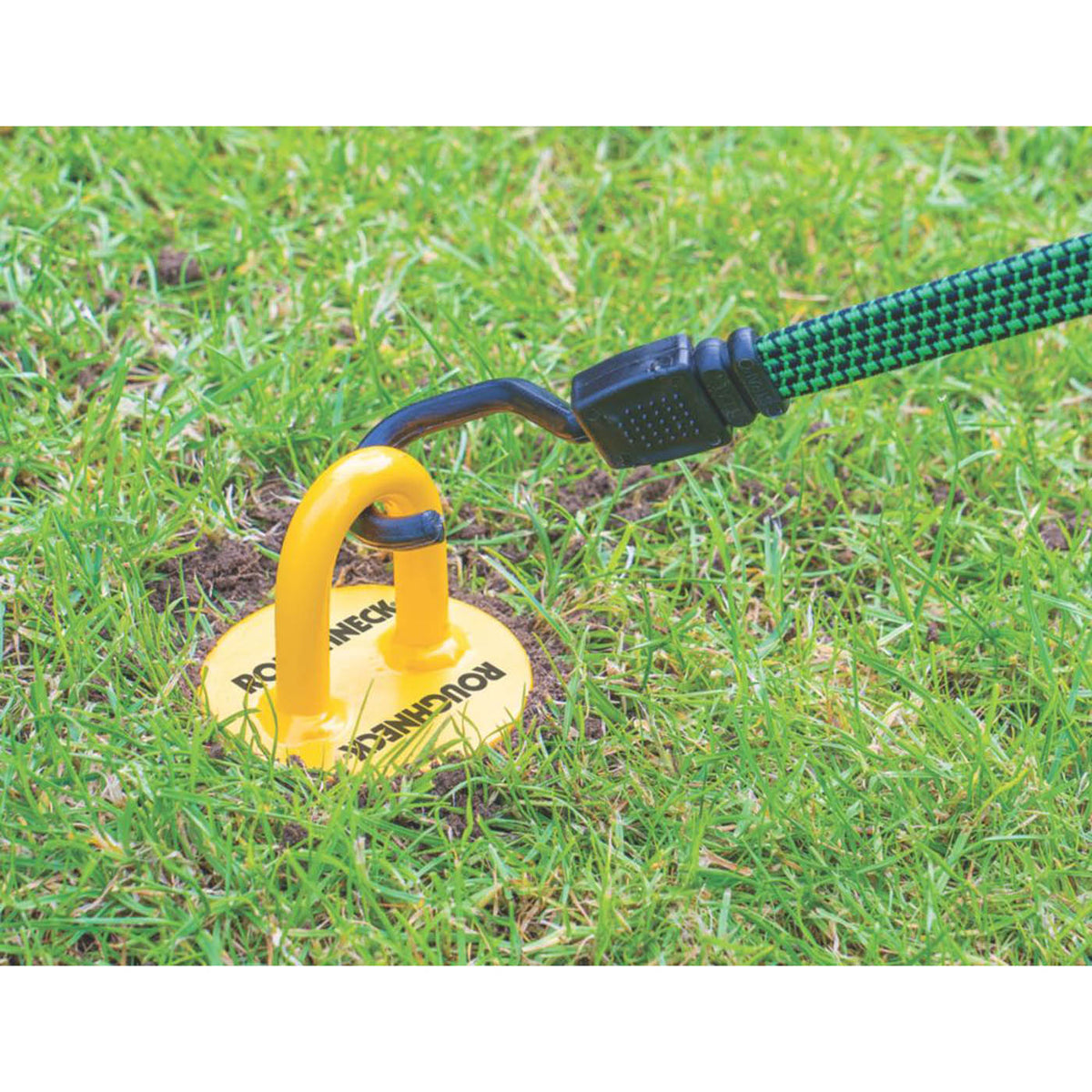 Ground Anchor Carbon Steel 345mm Fixing Cork Screw Worksite Garden Pack Of 4 - Image 2