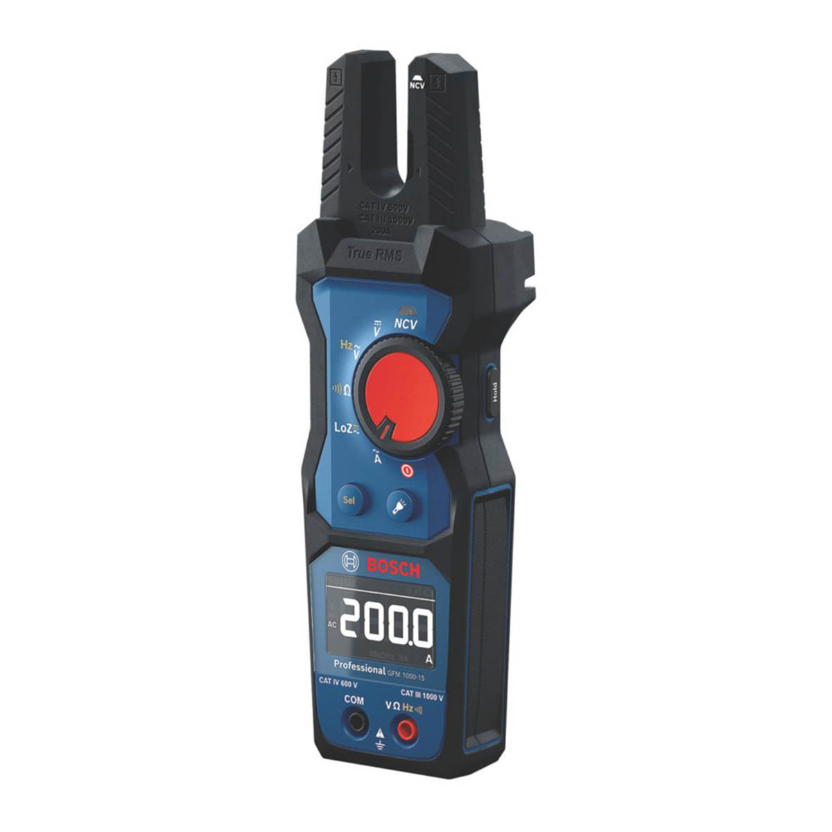 Bosch AC/DC Fork Meter Voltage Tester Open Jaw Auto-Function Detection 1000V - Image 2