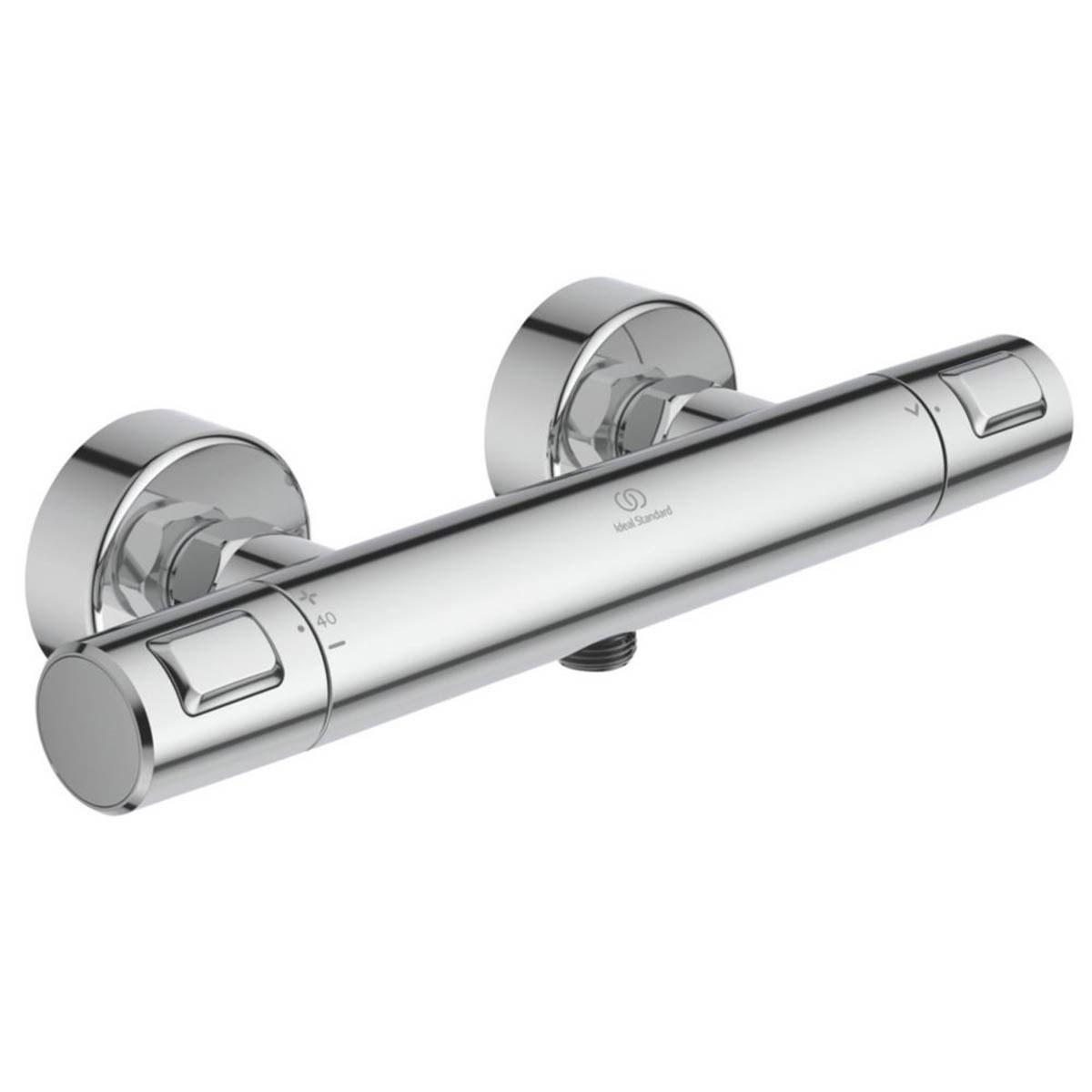 Ideal Standard Exposed Bar Shower Mixer Valve Thermostatic Wall Chrome Durable - Image 1