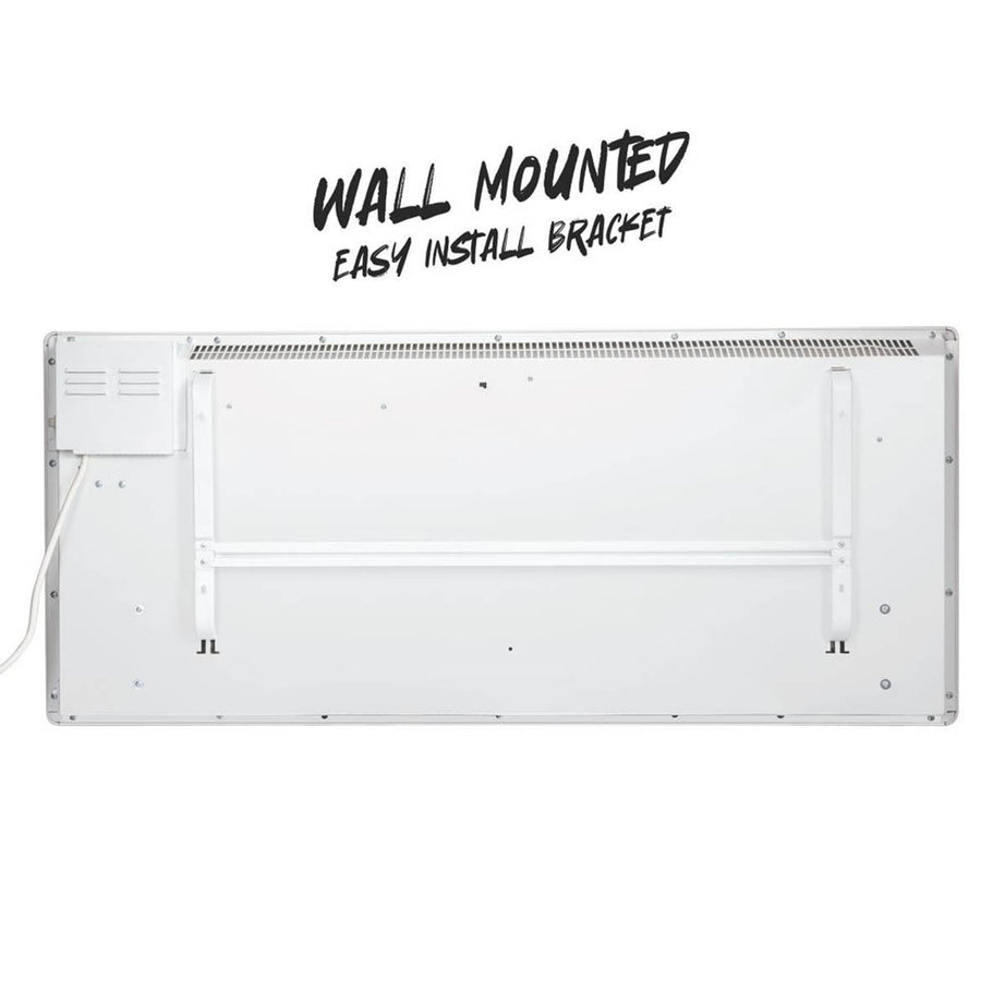 Convection Panel Heater Electric White Timer Compact Programmable 2000W 45x104cm - Image 5
