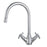 Franke Kitchen Tap Mono Mixer Chrome Swivel Spout Double Lever Cross Head - Image 1