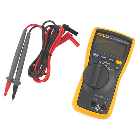 Fluke Digital Multimeter 113/S AC/DC Voltmeter Multi Tester Backlit Display - Image 1