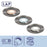 LAP Downlights LED Variable White Round Plastic Brushed Nickel Dimmable 10 Pack - Image 3