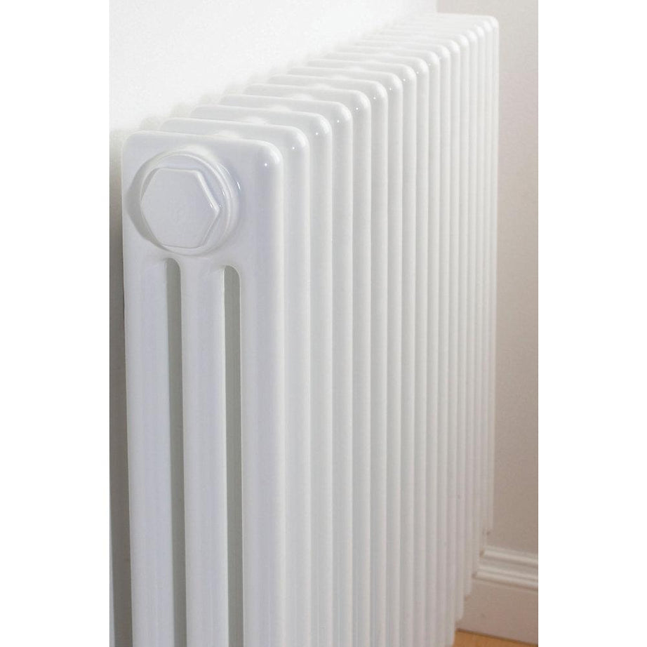 Acova 3 Column Radiator Classic White Horizontal Steel 877W (H)50x(W)81.2 cm - Image 3