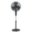 Pedestal Floor Fan Cooling Telescopic Oscillating Black Portable 3 Speed 16" - Image 2