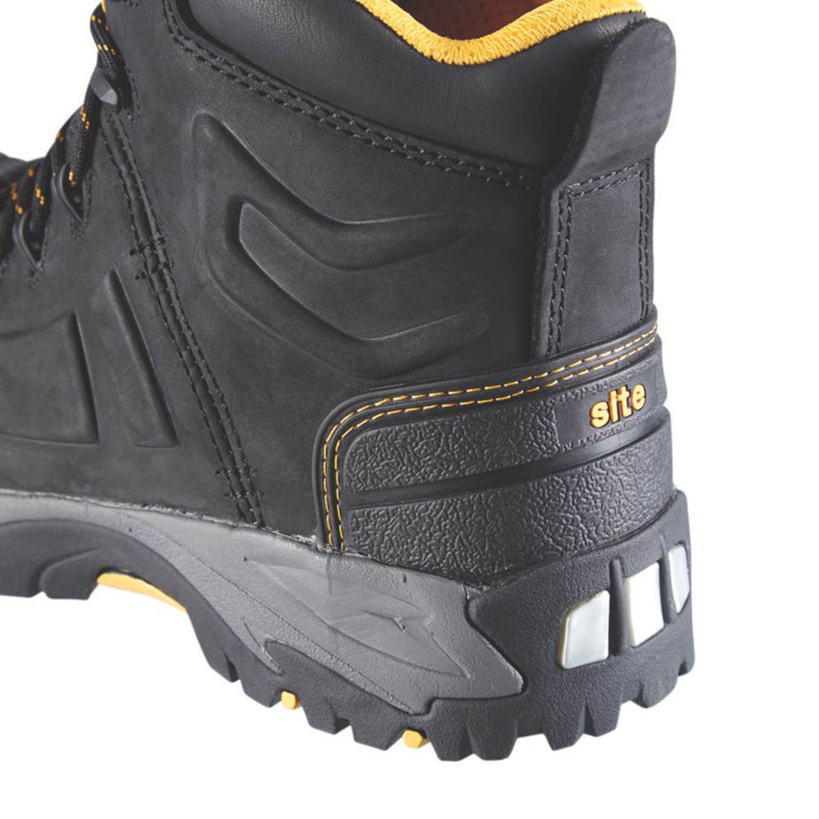 Site Safety Boots Mens Standard Fit Black Leather Waterproof Steel Toe Size 13 - Image 5