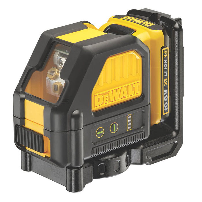 DeWalt Self Levelling Cross Line Laser Level DCE088D1G 12V 2.0Ah Li-ion XR - Image 1