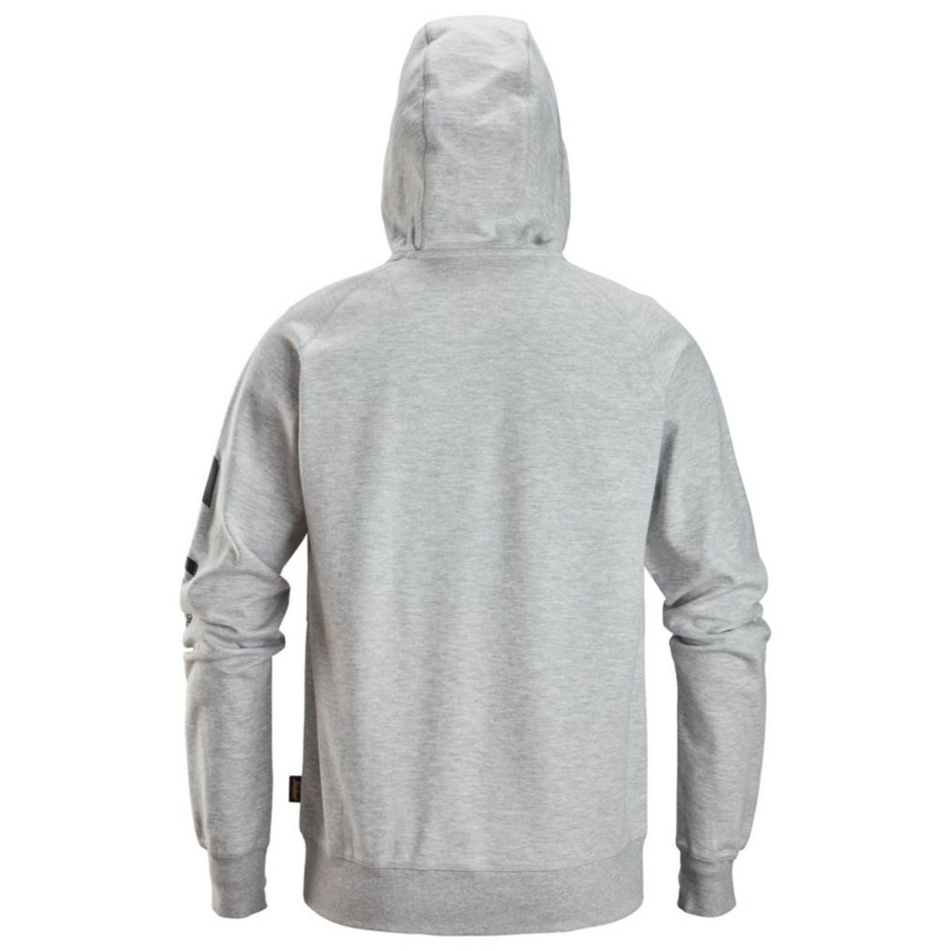 Snickers 2895 Logo  Full Zip Hoodie Grey Melange 2X Large 52" Chest - Image 2