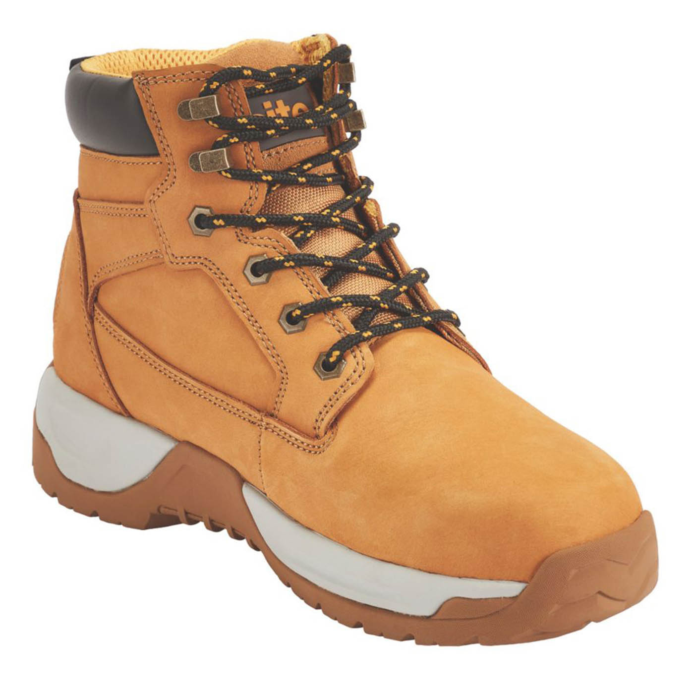 Site Safety Boots Mens Standard Fit Brown Leather Work Shoes Steel Toe Size 13 - Image 6