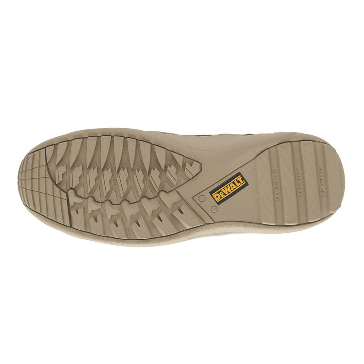 DeWalt Mens Safety Boots Stone Beige Steel Toe Flexible Lightweight Size 9 - Image 3