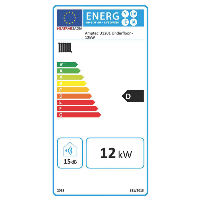 Heatrae Sadia Flow Boiler Electric AmptecUFU1201 White Heat Only Compact 12kW - Image 3