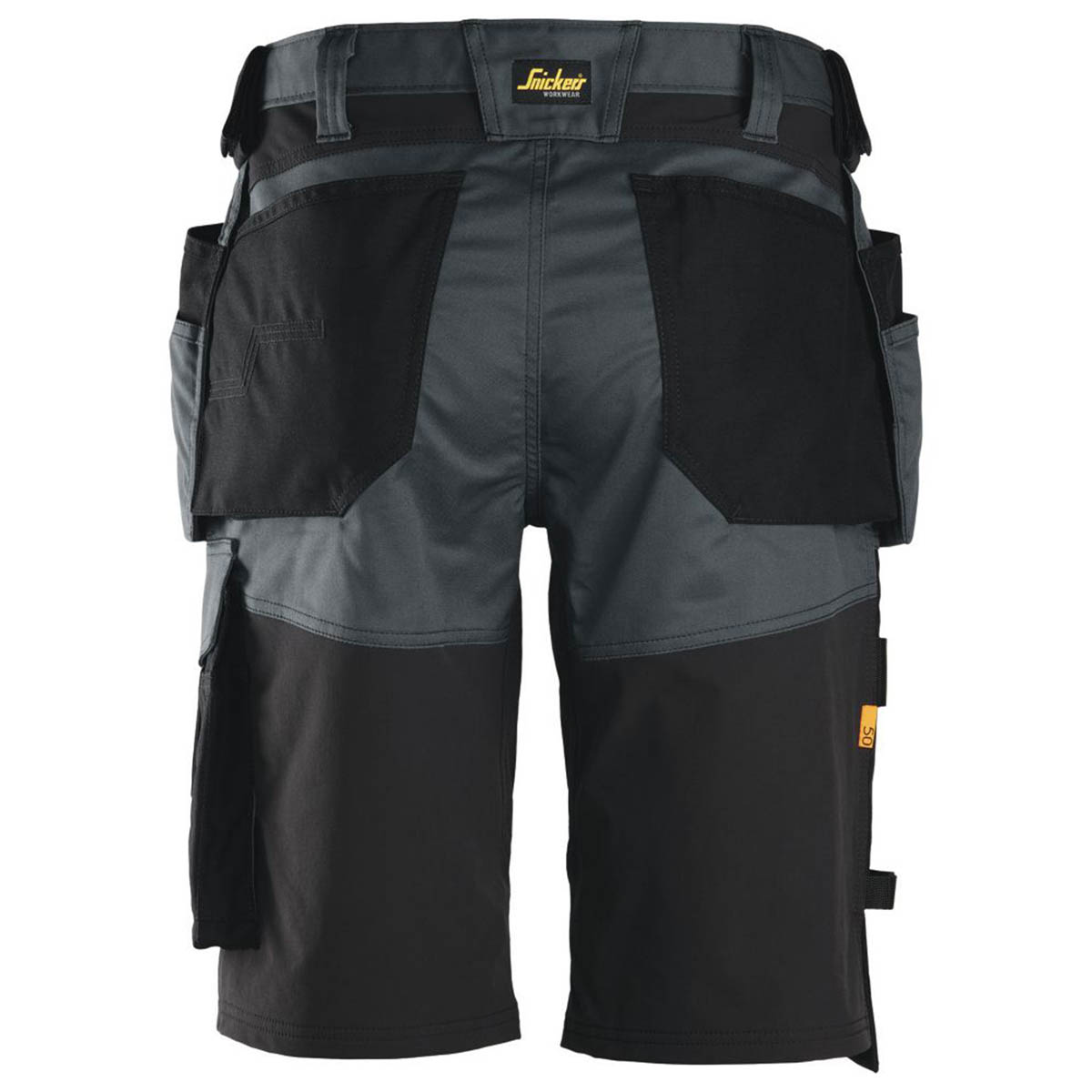 Snickers Mens Work Shorts 6151 Stretch 9 Pockets Grey Black Breathable 35" W - Image 5