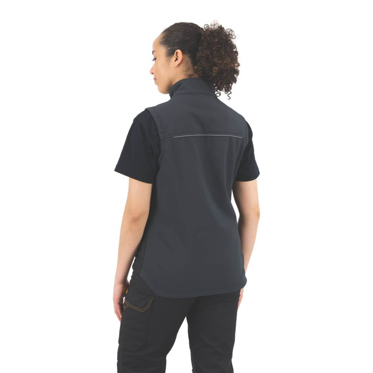 Site Bodywarmer Womens Black Full Zip Pockets Gilet Vest Jackets Size 10 - Image 5