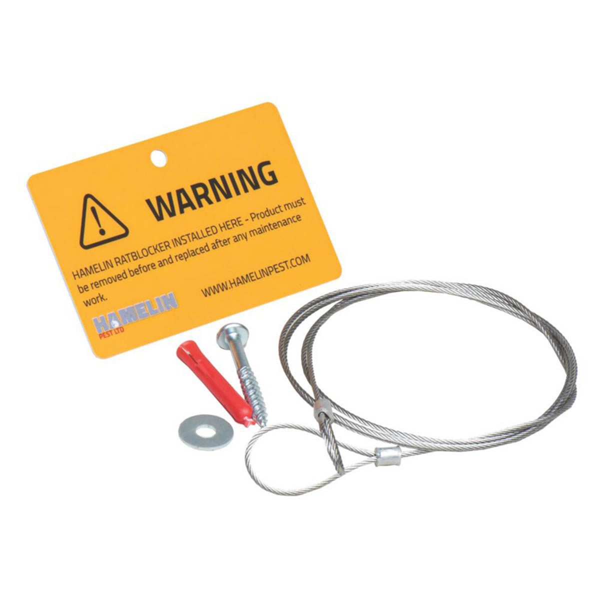 Broadfix Rat Drain Blocker Stopped Single Flap Stainless Steel 100mm (3.93") - Image 3