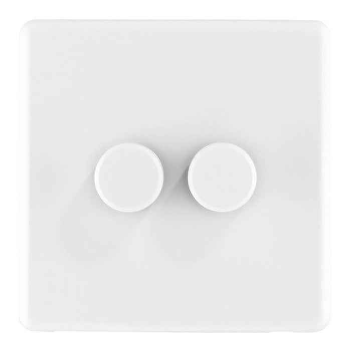 Arlec  2-Gang 2-Way LED Dimmer Switch  White - Image 2