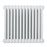 Acova Radiator 3 Column Horizontal Classic White Steel 2701BTU 600 x 628mm - Image 1