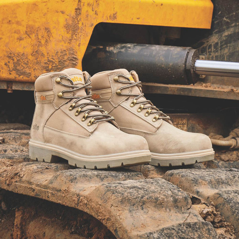 Site Mens Safety Boots Quartz Stone Steel Toe Cap Durable Comfort Size 11 - Image 1