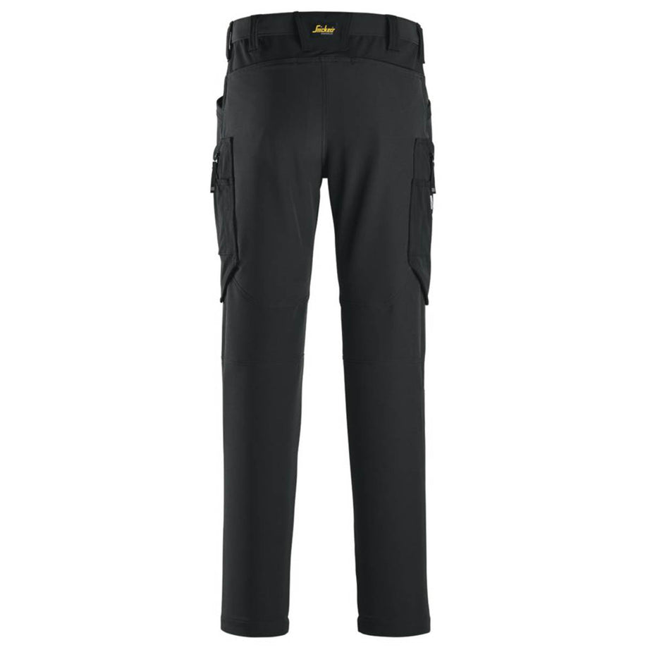 Snickers Work Trousers Slim Fit Black Stretch Multi Pockets Cargo 41W 32L - Image 3