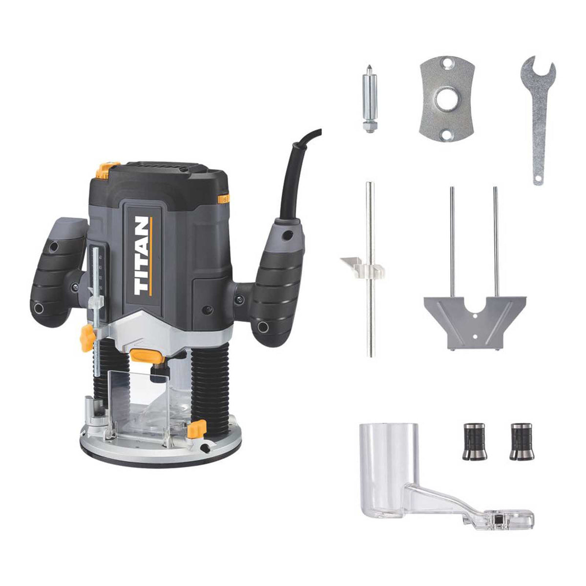 Titan Router Electric TTB1337ROU 6&8mm Variable Speed Woodworking Compact 1200W - Image 2