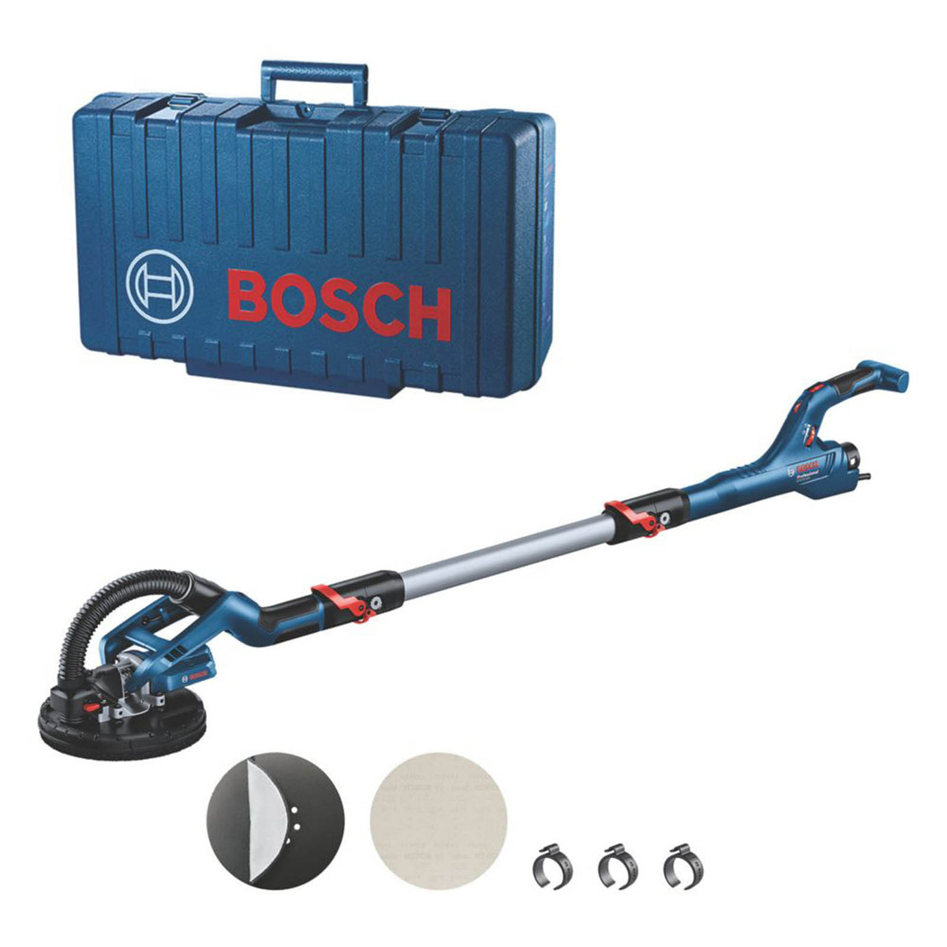 Bosch Drywall Sander Electric 110V GTR55-225 215mm Ergonomic Wall Ceiling 550W - Image 1