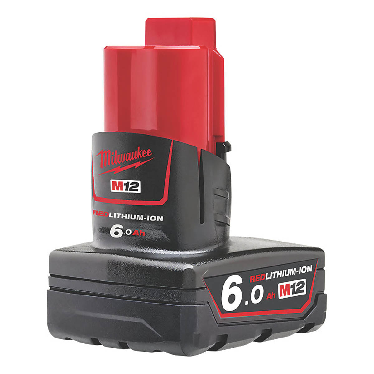 Milwaukee Battery M12B6 12V 6.0Ah Red Lithium-Ion Compact Lightweight - Image 2