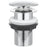 Bathroom Basin Tap Mono Mixer Lever Compact Silver Clicker Waste Brass Faucet - Image 5