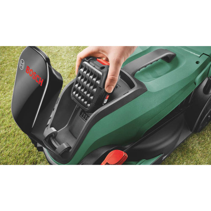 Bosch Rotary Lawn Mower 18V 1 x 4.0Ah Li-Ion Power for All  Cordless 32cm - Image 4