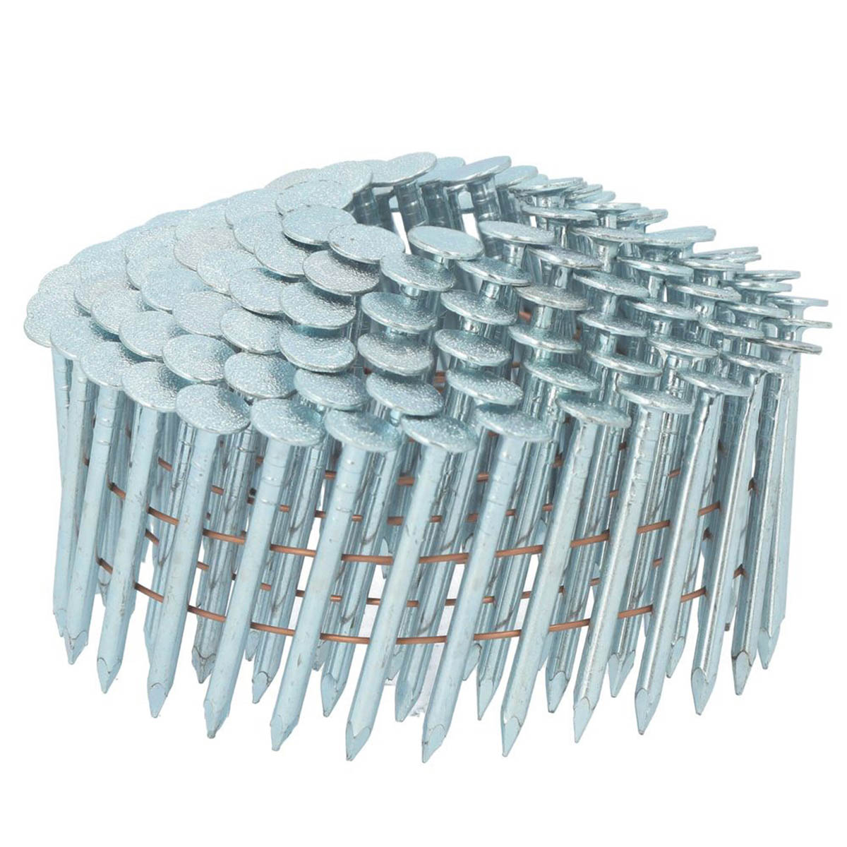 DEWALT Roofing Coil Nails Hot Dip Galvanised Diamond Tip 3.1mm x 45mm 1200 Pack - Image 1