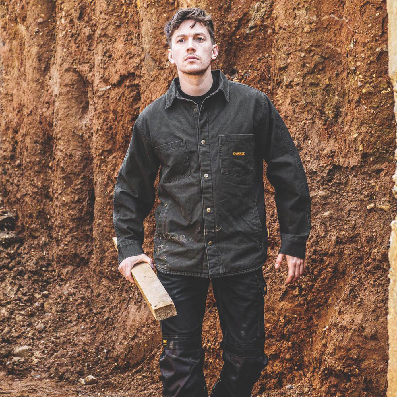 DEWALT Jacket Parkersburg Grey Medium 37-39" Chest - Image 6