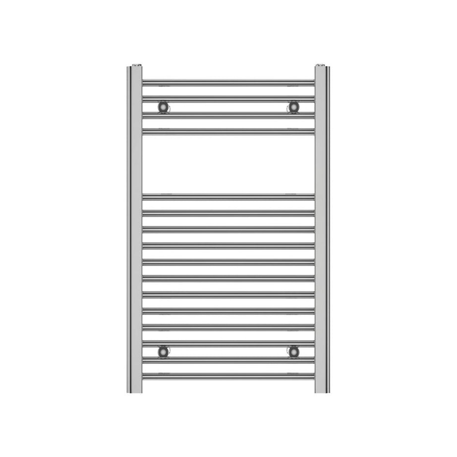 Towel Radiator Rail Gloss Chrome Bathroom Ladder Warmer Steel 271W H800xW500mm - Image 1