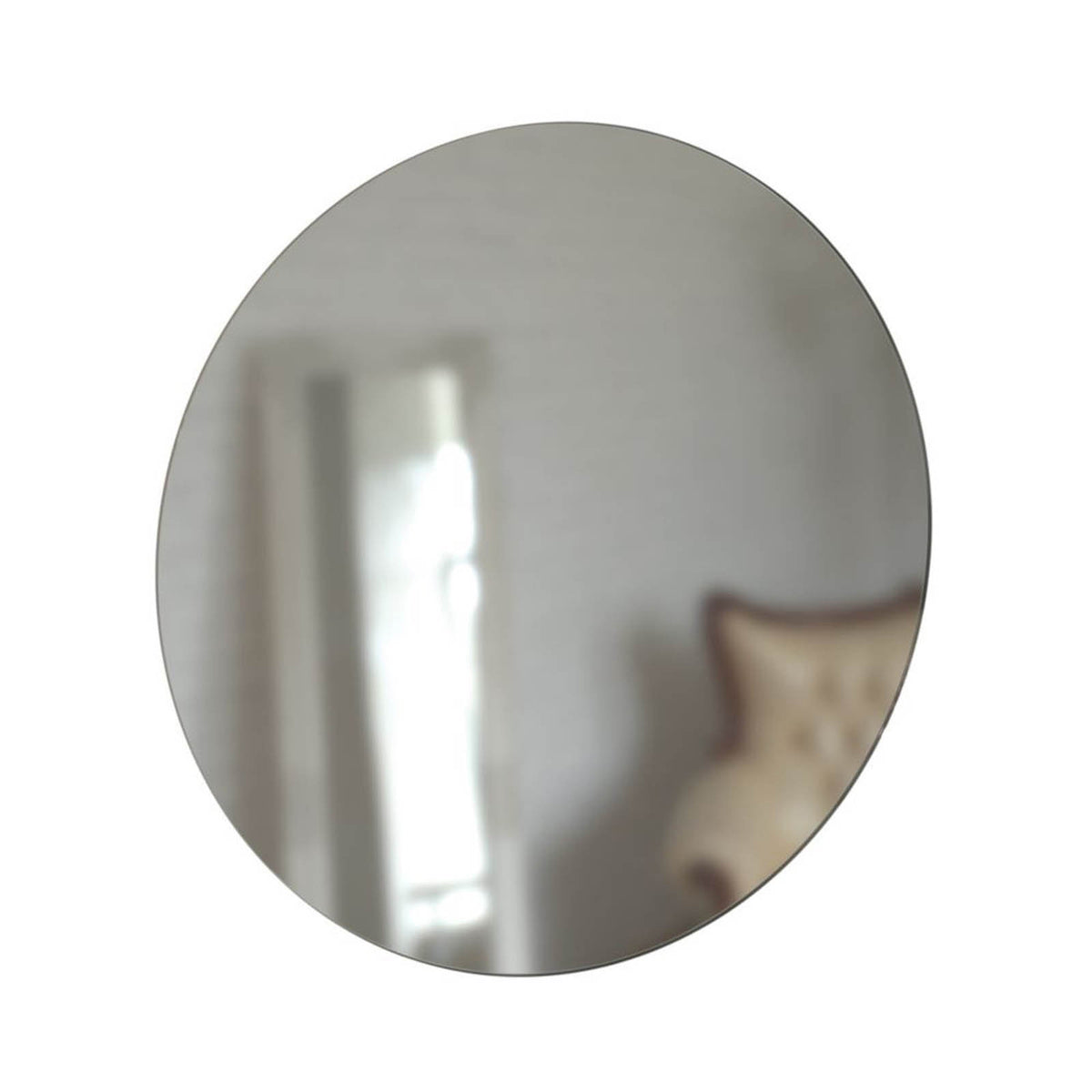 Nevarda Bathroom Mirror Plain 500mm x 10mm x 500mm - Image 1