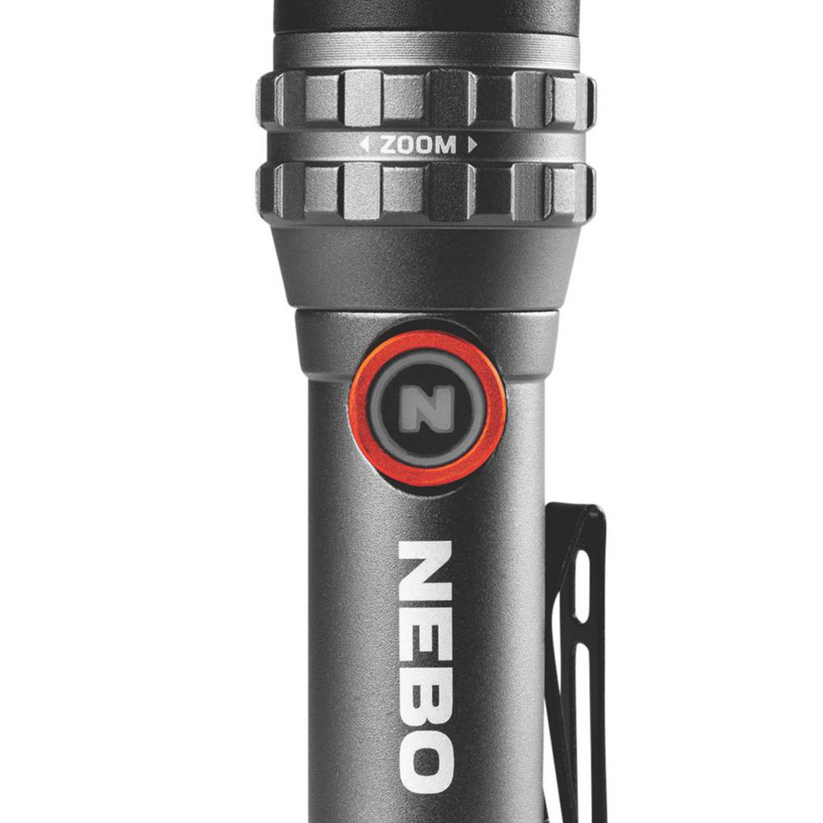 Nebo LED Work Torch Black 450lm Rechargeable Magnetic Base Aluminium Compact - Image 2