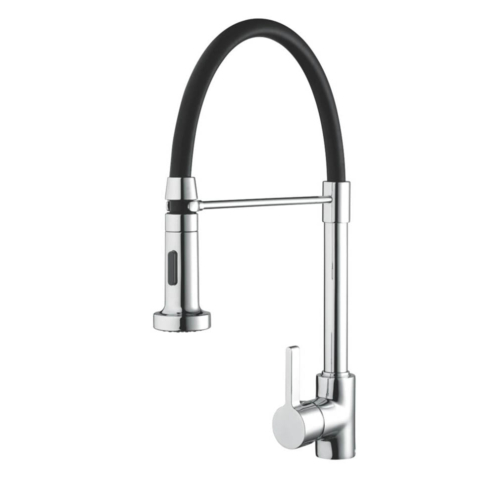 Bristan Kitchen Tap Mono Mixer Chrome Pull Out Spray Single Lever Modern Faucet - Image 1