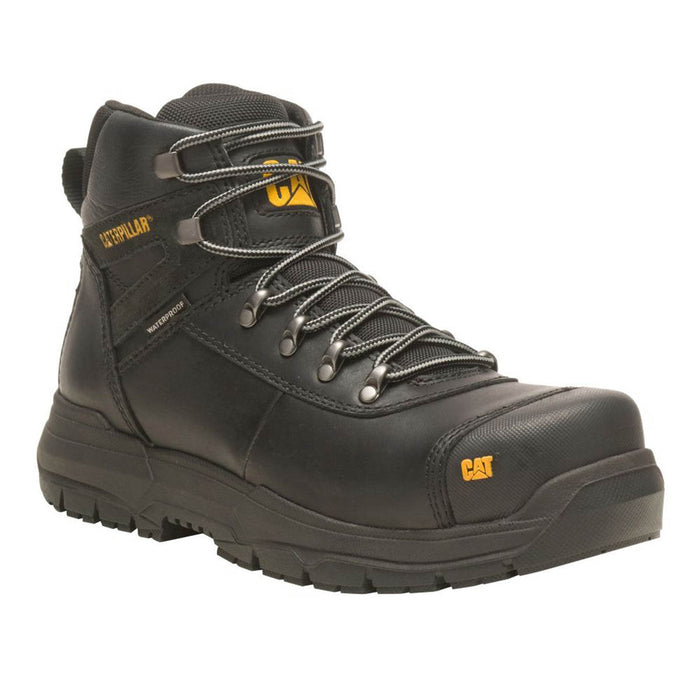 CAT Mens Safety Boots Pneumatic 2.0 Black Waterproof Steel Toe Cap Sole Size 9 - Image 1