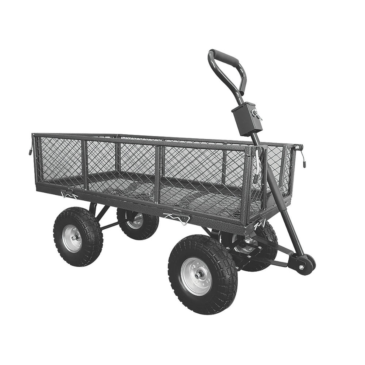 Handy Garden Trolley Small Wheeled Portable Up To 200kg Load Removable Sides - Image 1