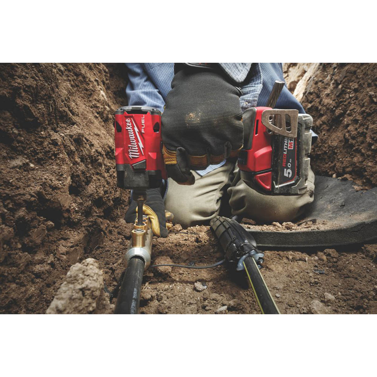 Milwaukee Impact Wrench Cordless M18FIW2F38-0XFUEL Brushless 18V Body Only. - Image 5