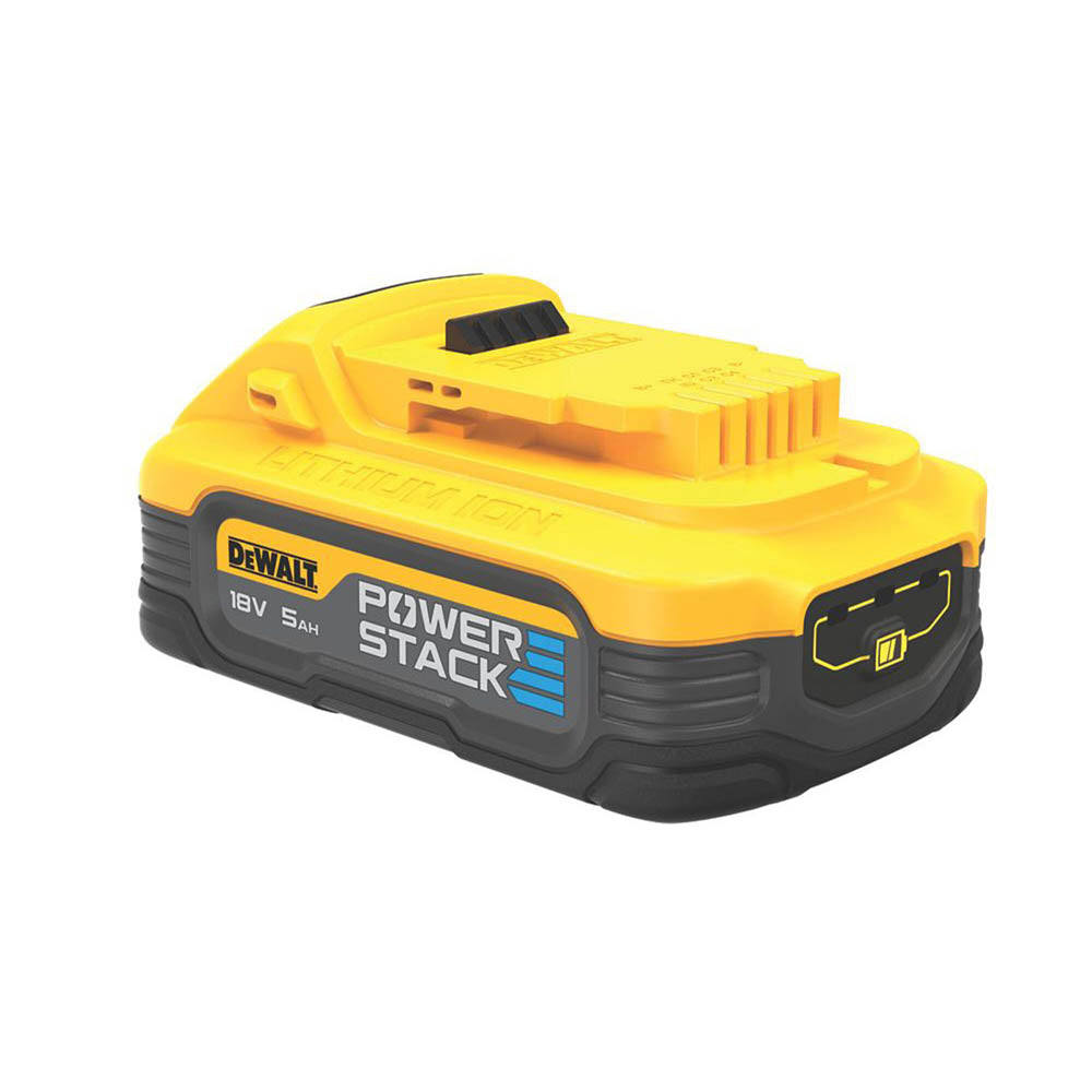DeWalt Battery Li-Ion 5Ah DCBP518-XJ 18V PowerStack 3 LED Fuel Charge Indicator - Image 1